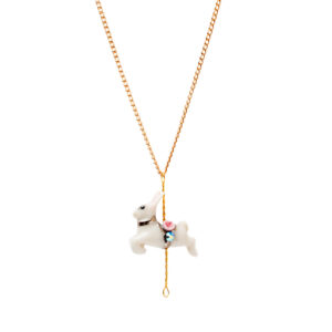 Merry Go Round Small Rabbit Necklace