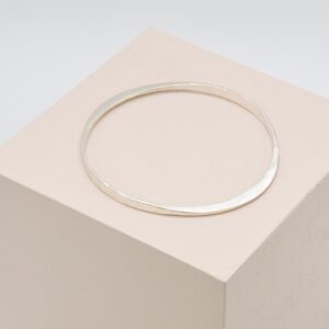 Silver Round Bangle