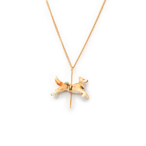 Merry Go Round Small Fox Necklace