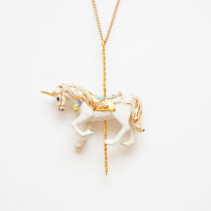 Merry Go Round Unicorn Necklace