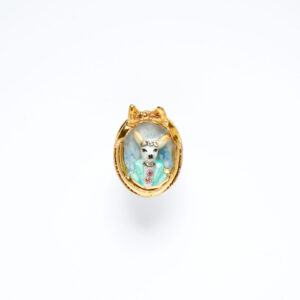 Lady Kamdyn Chihuahua Dog Cameo Brooch