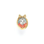 Small Tiger Cameo Brooch
