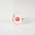 Pink Cherry Blossom Adjustable Ring