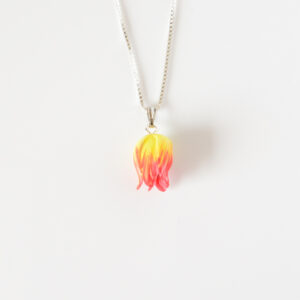 Orange Yellow Tulip Necklace