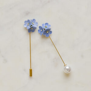 Forget Me Not Pin Brooch