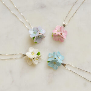 Hydrangea Pendant Necklace
