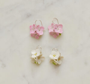 Hydrangea Drop Earrings