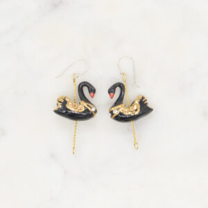 Black Swan Earring
