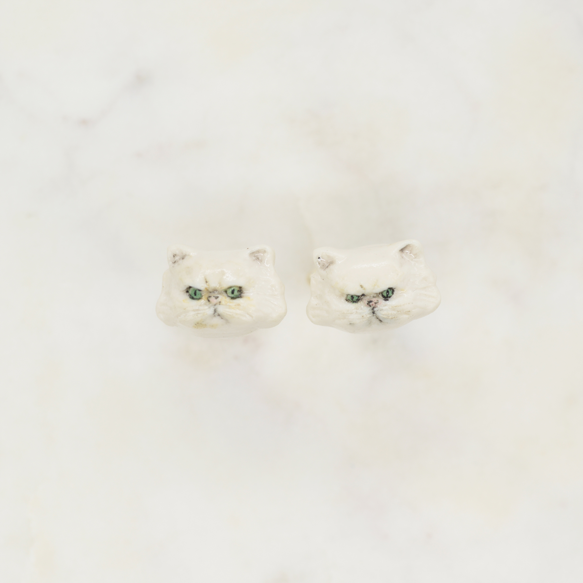 White Persian Cat Cufflinks - Image 3