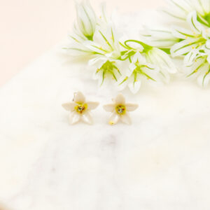 Orange Blossom Stud Earrings