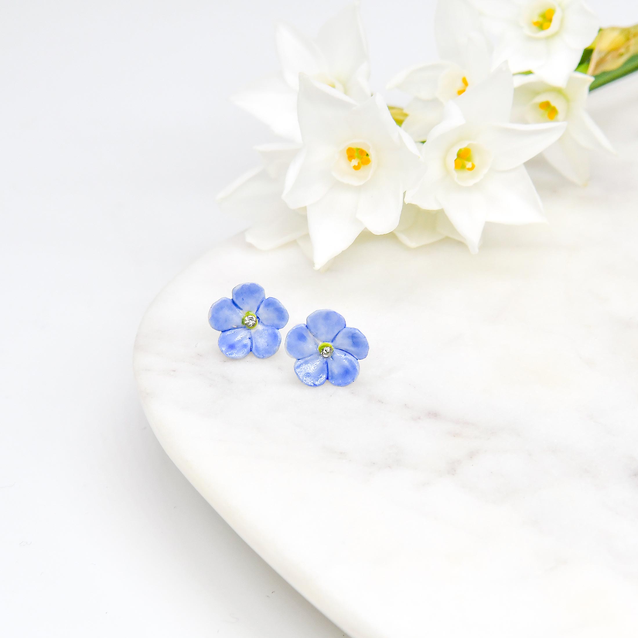 Forget Me Not Stud Earrings