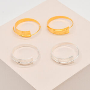 Simple Threader Hoop Earrings